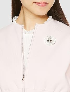 Amazon.co.jp: [セルフォード] ブローチ付きニットブルゾン